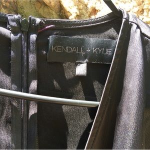 Kendall+Kylie size 14 black formal jumpsuit